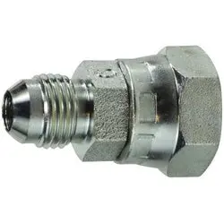 72408 - 1/2 In Male Jic To 1/2 In Female Bspp Swivel Adapter, Steel Construction, 4500 Psi 1