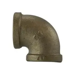 738100-06 - 3/8-In Fpt X 3/8-In Fpt Lead-Free Bronze 90-Degree Elbow Fitting 1