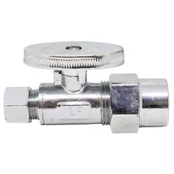 746567 - Brass Straight Supply Stop 1/2 X 3/8-In Cpvc Compression Connection 1