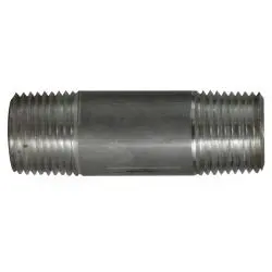 76042 - 2 In L Aluminum Pipe Nipple, 3/8 In Mpt Both Ends 1