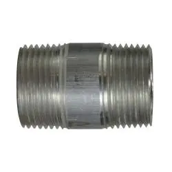 76122 - 1-1/4 In Mpt X 1-1/4 In Mpt Aluminum Pipe Nipple, 2-1/2 In Length 1