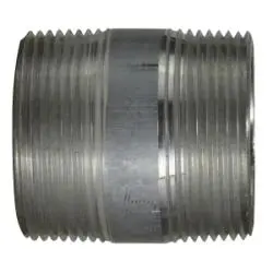 76142 - 1-1/2 In Mpt X 1-1/2 In Mpt Aluminum Pipe Nipple, 2-1/2 In Length 1