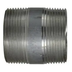 76155 - 1-1/2 In Mpt X 1-1/2 In Mpt Aluminum Pipe Nipple, 12 In Length 1