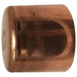 77434 - Copper Wrot Cap Fitting, 1 In Connection, 500 Psi, 32-200°F Temperature Rating 1