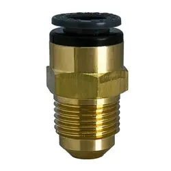 780606 - 3/8-In Push-To-Connect X 3/8-In Male Flared D.O.T. Sae Flare Adapter, Uv-Resistant Composite 1