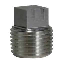 79658 - 2 In Male Pipe Thread Aluminum Square Head Plug 1