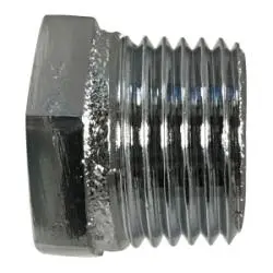 81110-0604 - 3/8 In Mpt To 1/4 In Fpt Brass Hex Bushing With Chrome-Plated Finish 1