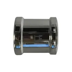81119-0804 - 1/2 In X 1/4 In Brass Reducing Coupling With Chrome-Plated Finish 1