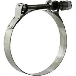 840312 - Stainless Steel T-Bolt Hose Clamp 3-3/16 In To 2-29/32 In With Self-Locking Mechanism 1