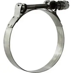 840382 - Stainless Steel T-Bolt Hose Clamp 3-7/8 In To 3-19/32 In, 0.025 In Thickness 1