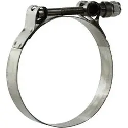 840550 - Stainless Steel T-Bolt Hose Clamp 5-9/32 In To 5-9/16 In, 0.025 In Thickness 1