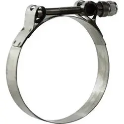 840600 - Stainless Steel T-Bolt Hose Clamp, 5-25/32 In To 6-1/16 In, For Low-Pressure Fluid Connections 1