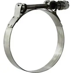 840800 - 8-1/16 In Stainless Steel T-Bolt Hose Clamp For Hoses And Ducting 1