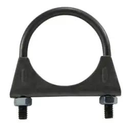 841250 - Carbon Steel 2-1/2 In Heavy-Duty Saddle Clamp With 3/8 In Bolt Size, Zinc-Plated Finish 1