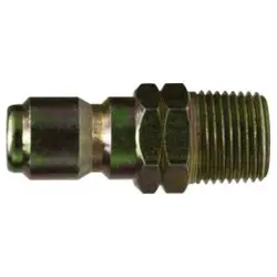 86040 - 1/4 In Mpt Steel Quick Disconnect Plug, 4000 Psi, 10.5 Gpm, 300°F 1