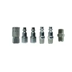 87414 - 7-Piece Pneumatic Fittings Assortment Set For Industrial Applications 1
