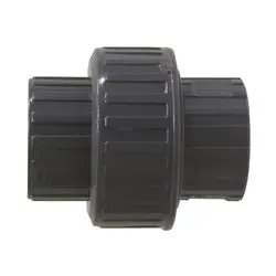 897015 - Sch80 Pvc Union Fitting, 1-1/2-In Female Socket X 1-1/2-In Female Socket, Slip Connection 1