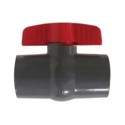 899050 - 1/2 In Pvc Ball Valve, Socket X Socket, 150 Psi Pressure Rating, Eppm Seal 1