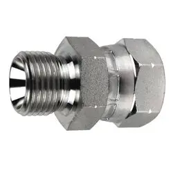9024-06-12 - 3/8-In Male Bspp To 3/4-In Female Bspp Steel Swivel Adapter 1
