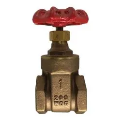 940135 - 1-1/4-In Fpt X Fpt Brass Full-Port Gate Valve, 200 Psi Wog 1