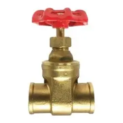 940146Lf - 1-1/2 In Forged Brass Gate Valve With Compression Connection And Cast Iron Handle 1