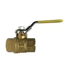940171L - 1/4-In Chromium-Plated Brass Ball Valve With Locking Handle And 1.73-In Inlet/Outlet 1