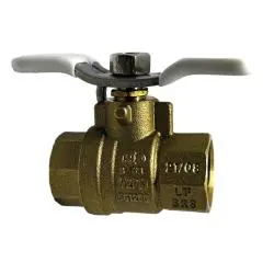 940174Tsslf - 3/4 In Lead-Free Brass Ball Valve With Fip Connections, 600 Psi Wog 1