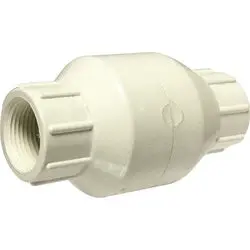 940331 - 1/2 In Pvc In-Line Spring Check Valve With Female Pipe Threads 1