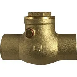 940363Lf - 3/4 In Sweat X Sweat Cast Brass Swing Check Valve, Lead-Free, 200 Psi 1