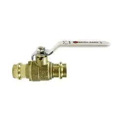 940405Lf - 1 In Press X Press Lead-Free Brass Ball Valve, 250 Psi Wog Rating 1