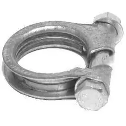 94061 - Steel Exhaust Band Clamp 2.28 In X 2.4 In Zinc-Plated For Durability 1