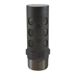 940822 - 1/8 In Male Pipe Thread Aluminum High Flow Muffler, 300 Psi Max Pressure 1
