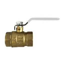941156Lf - 1-1/4 In Female Iron Pipe Ball Valve, Lead-Free Brass, 600 Psi Rating 1