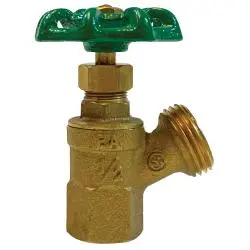 942132Lf - Lead-Free Brass Angle Hose Boiler Drain Valve - 1/2 In Fip X 3/4 In Fip 1