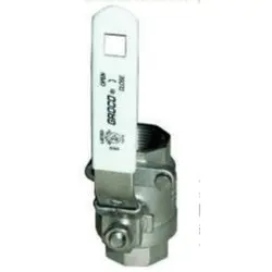 945203 - 1/2 In 316 Stainless Steel In-Line Full Flow Ball Valve With Locking Mechanism 1