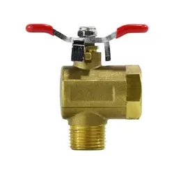 947113 - 1/2-In Forged Brass Right Angle Ball Valve With Mpt To Fpt Connection 1