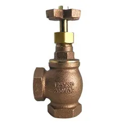 947415 - 1 In Fpt Angle Globe Valve With Cross Handle Operator 1