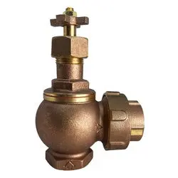 947438 - 2 In Angle Globe Valve With Union, Fpt Connections, Cross Handle 1