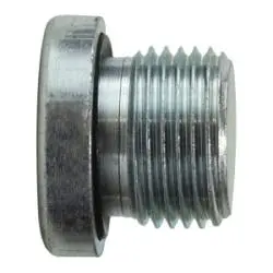 9522H4 - 1/4 In Male Bspp Hollow Hex Plug - Durable Steel, 375°F Rated 1