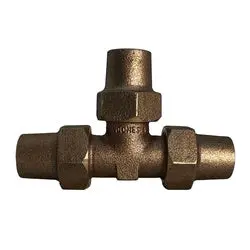 964161616Fllf - 1-In Flare Lead-Free Bronze Pack Joint Union Tee Fitting 1