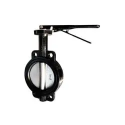 9650L3 - 3 In Wafer-Style Butterfly Valve, Ductile Iron Body With Buna-N Seat 1