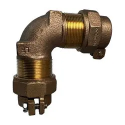9651212Cpelf - 3/4-In Lead-Free Bronze Pack Joint Elbow For Copper And Polyethylene 1