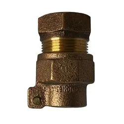 9661616Peplf - 1-In Fip X 1-In Pack Joint Adapter, Lead-Free Bronze For Polyethylene Piping 1