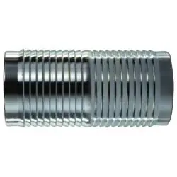 973650 - Durable Steel Hose Mender - 3/8 In Barbed X 3/8 In Barbed Connection 1