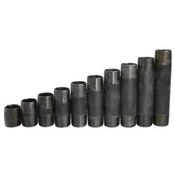973674 - 10-Piece Steel Pipe Nipple Set, 1-1/2 In Mpt, Galvanized, Ansi B1.20.1, 1300 Psi 1