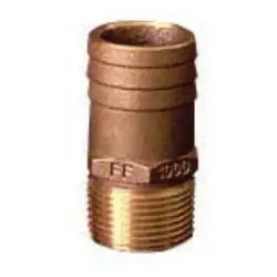 973712 - Brass Adapter With 1 In Mnpt And 1-1/8 In Barbed Connections 1