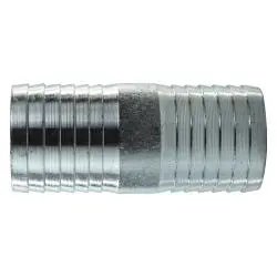 973905 - 2-In Barbed Hose Coupling Made Of Galvanized Steel 1