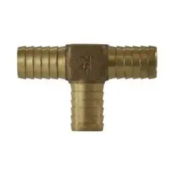 973966 - Bronze Tee Fitting - 1-In Hose Barbed X 1-In Hose Barbed X 1-In Hose Barbed 1