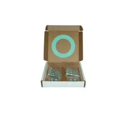 987262 - 12 Plated Steel Bolts & Gaskets Set For Durability 1