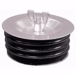 990569 - 4 In Galvanized Steel And Rubber Test Plug For Cast Iron And Plastic Pipes 1